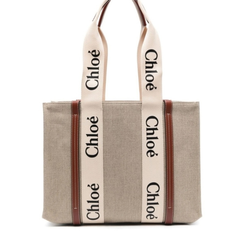 Chloe Woody Medium Tote AUTHENTIC